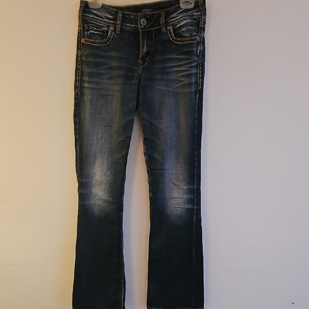 Silver Suki 28W 33L Jeans